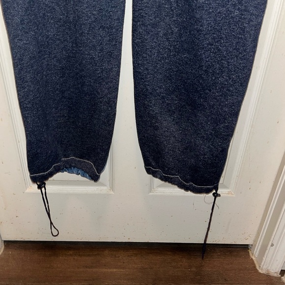 KOMAN SPORTS Men’s Denim Front & Sweatpants Back Pants. Sz XL. Waist 34. - Picture 7 of 9